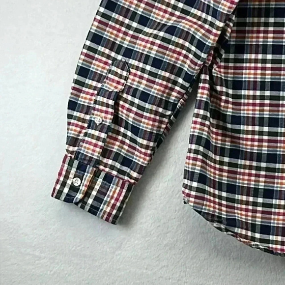 Cremieux Classics Men’s Shirt Sz L Blue White Plaid Button-down 100% Cotton - Picture 5 of 11